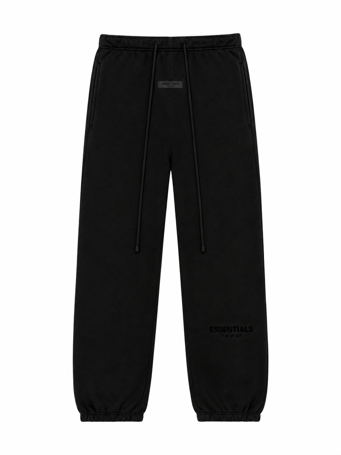 black ess hodie set