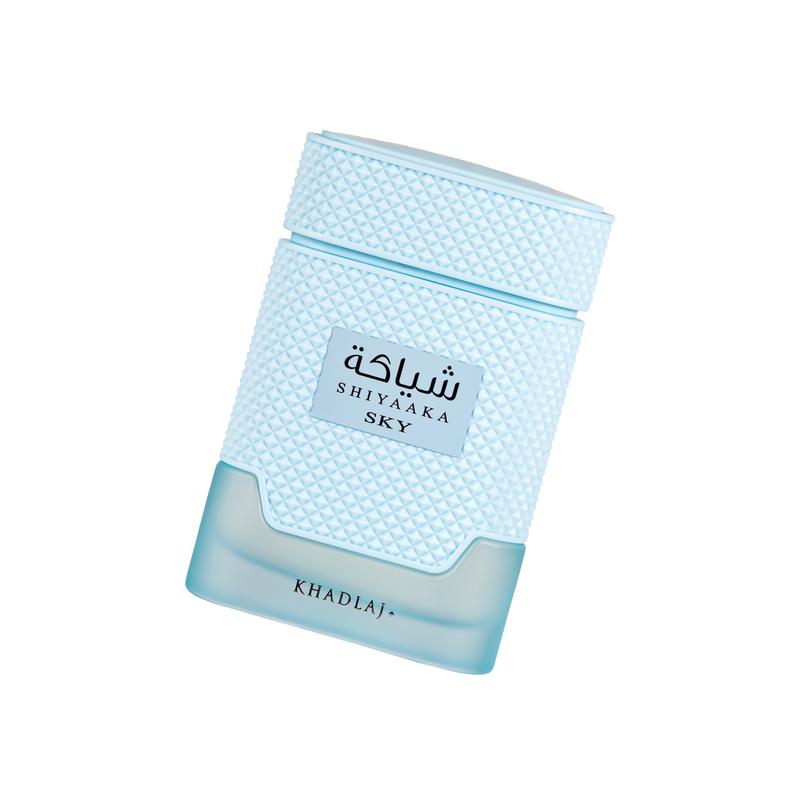 Khadlaj Shiyaaka Sky Eau de Parfum™ — Fresh Citrus · Green Herbal · Clean Musk | Unisex | 3.4 FL OZ |