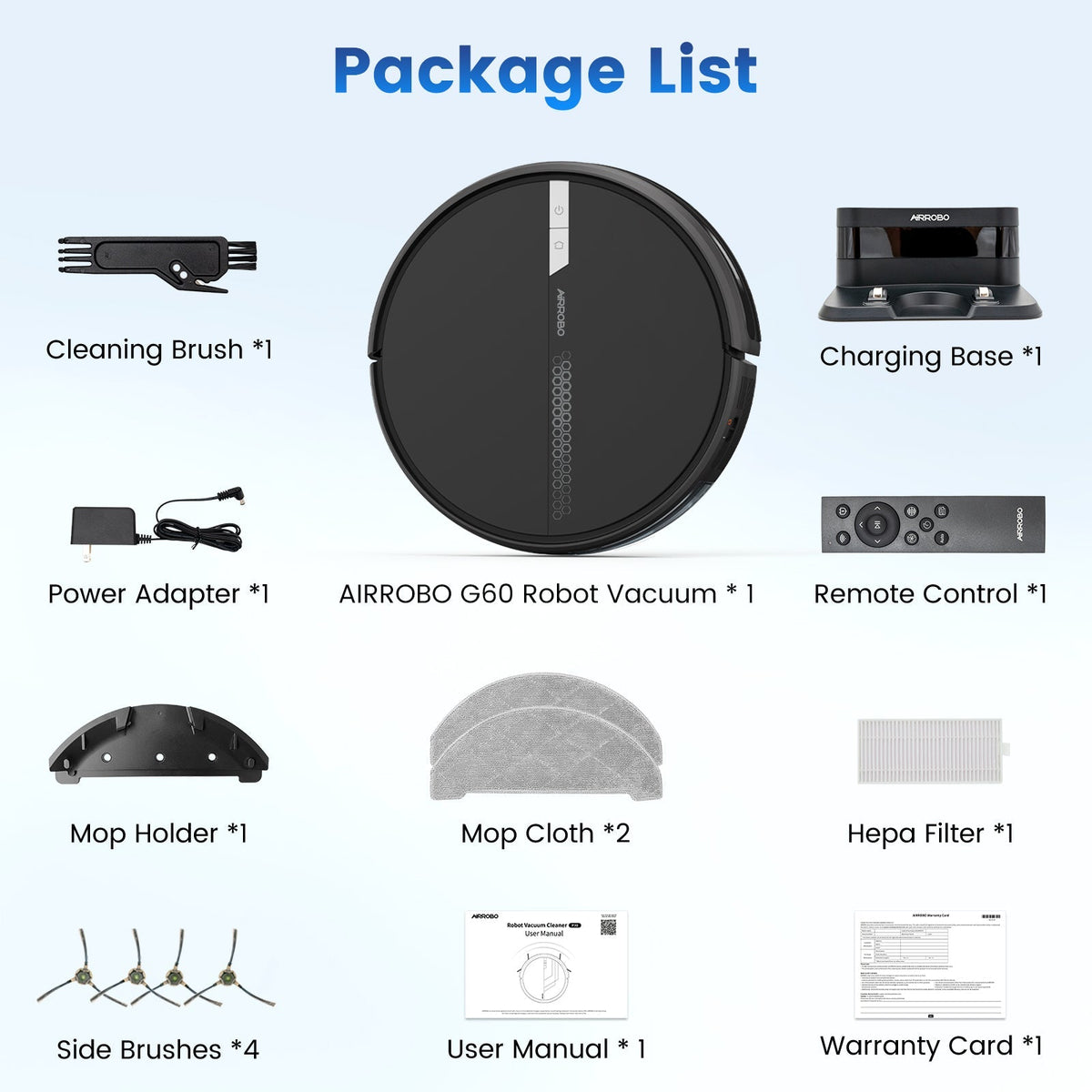 G60 Robot Vacuum and Mop Combo