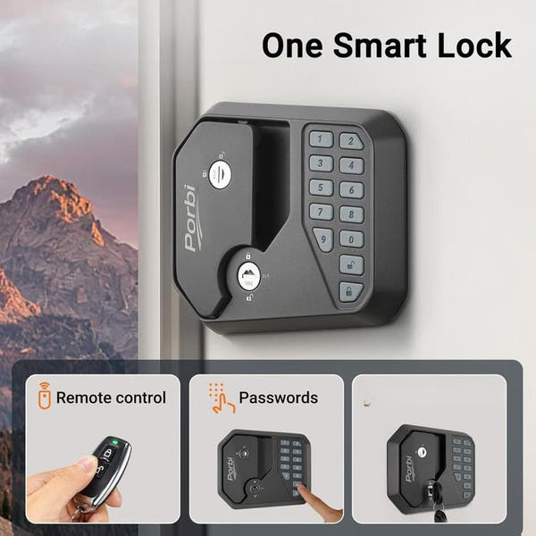 NESTILY Guard Pro™ – Keyless Heavy-Duty RV Door Lock | Fits 98% of RVs | Fob + Keypad
