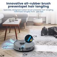 T25+ Robot Vacuum & Mops - Self-Empty, 75-Day Hands-Free, 10000Pa Suction, Ultrasonic Carpet Detection, 180min Runtime