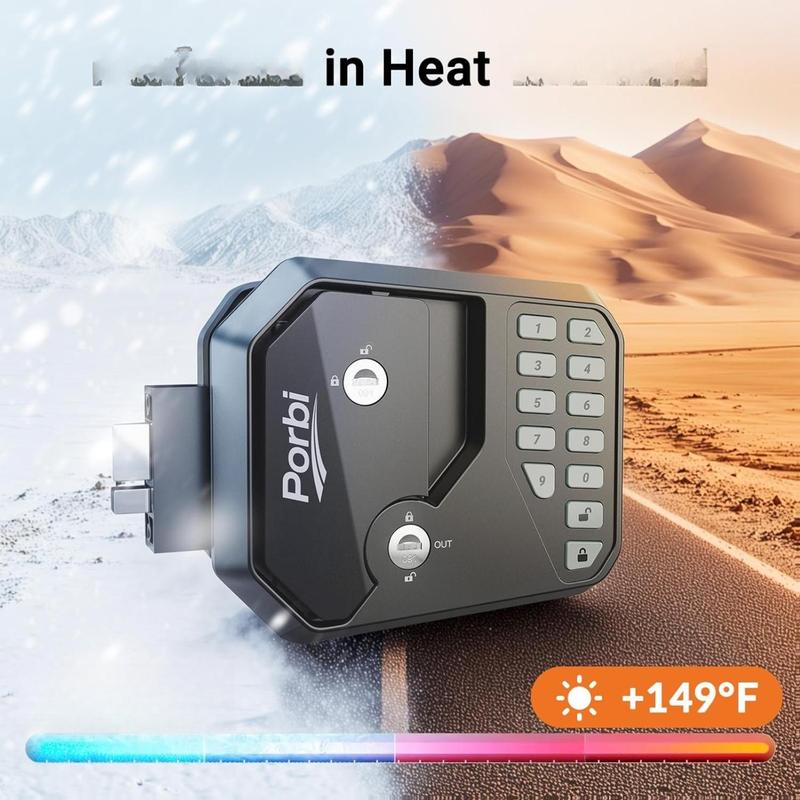 NESTILY Guard Pro™ – Keyless Heavy-Duty RV Door Lock | Fits 98% of RVs | Fob + Keypad