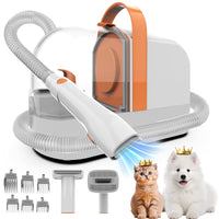 PG10 | 5 in 1 Portable Pet Grooming Kit with Vacuum | Pet Vacuum Groomer