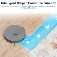 T25+ Robot Vacuum and Mop Cleaner - Self-Empty, 5500Pa Suction, Ultrasonic Carpet Detection