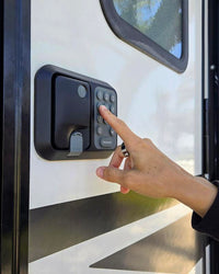 NESTILY Guard Pro™ – Keyless Heavy-Duty RV Door Lock | Fits 98% of RVs | Fob + Keypad V3