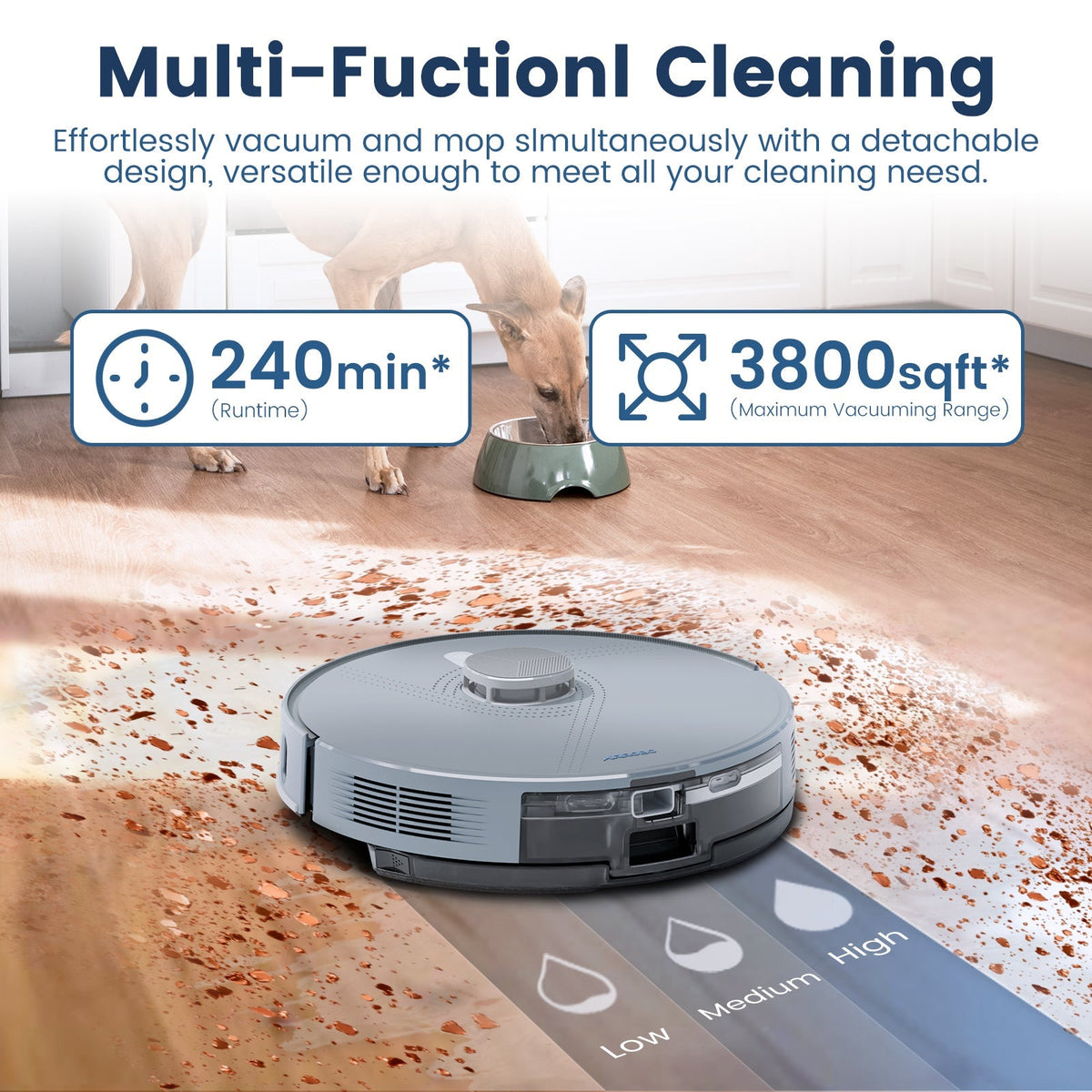 L50+ Smart LDS Laser Navigation Robot Vacuum