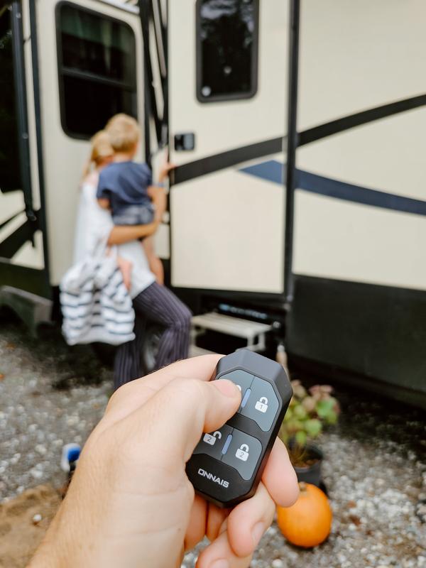 NESTILY Guard Pro™ – Keyless Heavy-Duty RV Door Lock | Fits 98% of RVs | Fob + Keypad V3
