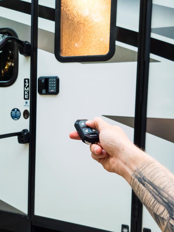 NESTILY Guard Pro™ – Keyless Heavy-Duty RV Door Lock | Fits 98% of RVs | Fob + Keypad V3