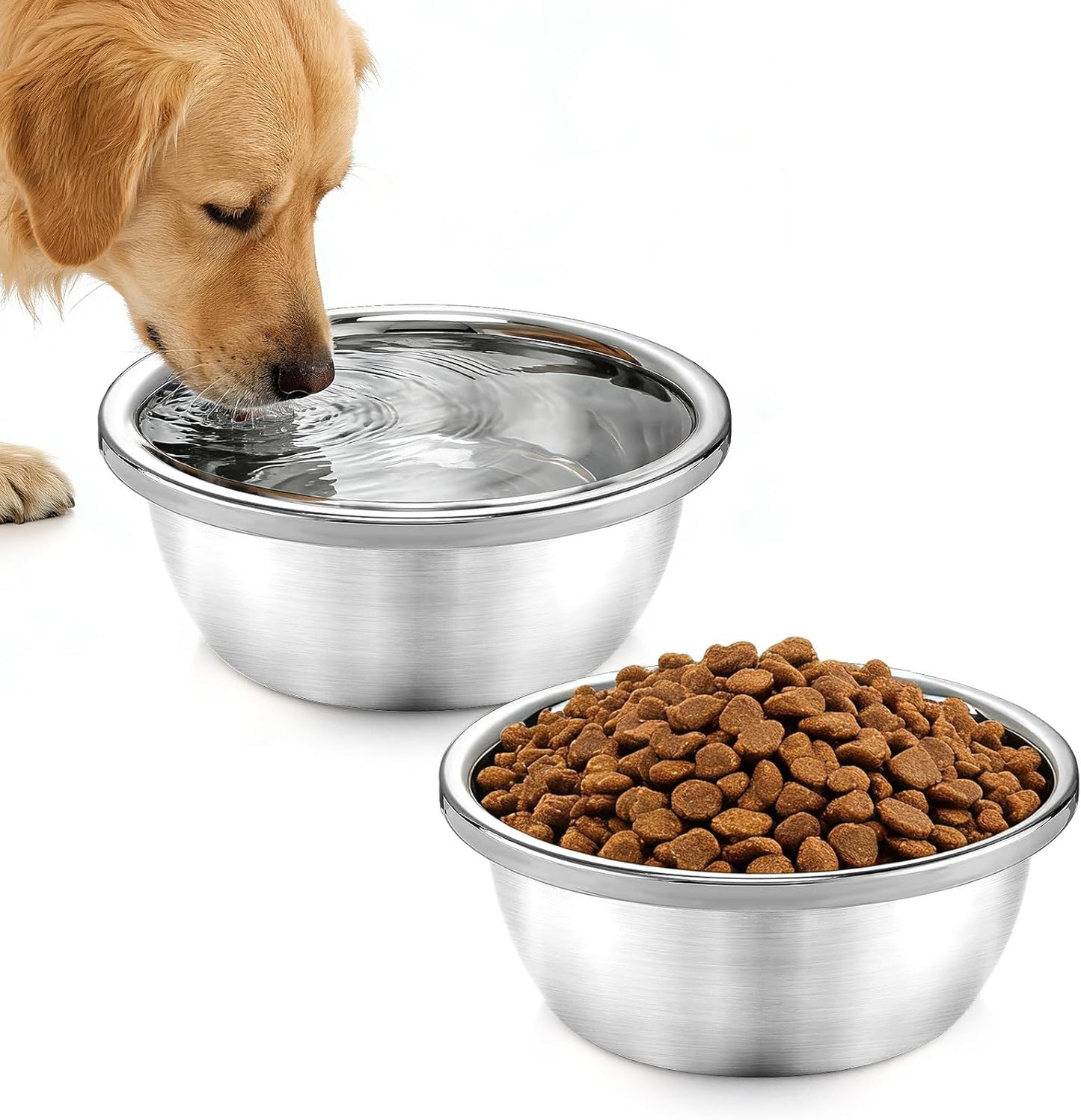 NESTILY WalkBowl™ — Collapsible Silicone Dog Water Bowl | Clip-On Carabiner | Portable Hydration for On-The-Go Dogs | Fits All Breeds