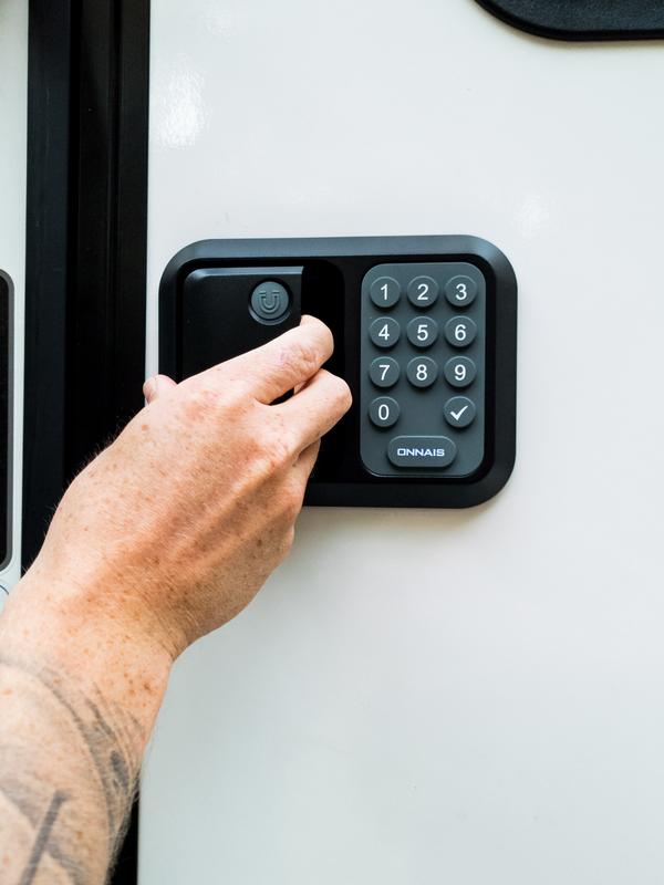 NESTILY Guard Pro™ – Keyless Heavy-Duty RV Door Lock | Fits 98% of RVs | Fob + Keypad V3