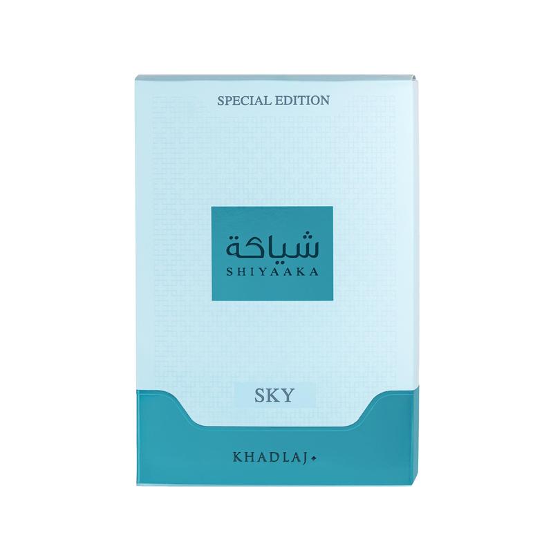 Khadlaj Shiyaaka Sky Eau de Parfum™ — Fresh Citrus · Green Herbal · Clean Musk | Unisex | 3.4 FL OZ |