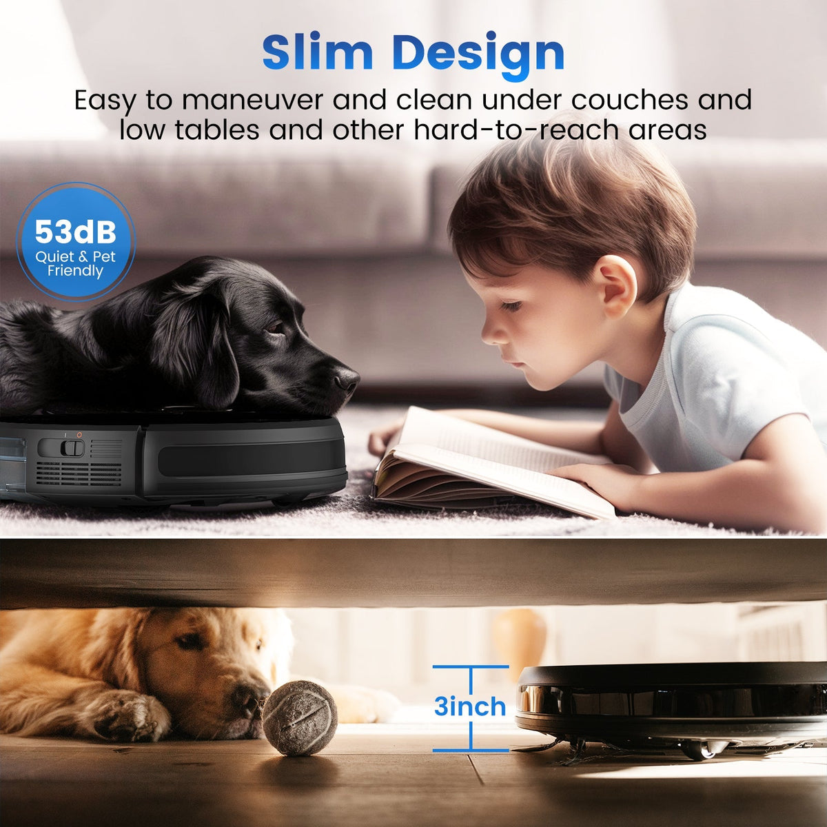 G60 | 3 in 1 Robot Vacuum and Mop Combo