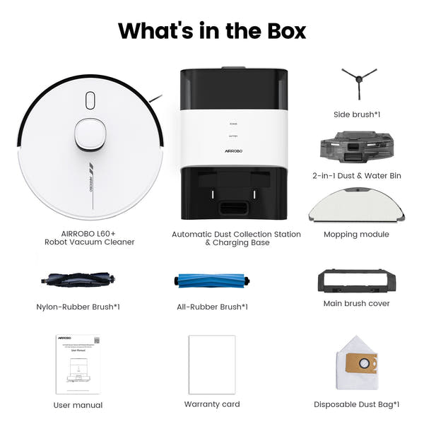 L60+ Smart LDS Laser Navigation Robot Vacuum