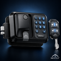 NESTILY™ SmartLock Pro — Keyless Heavy-Duty RV Door Lock | Fits 98% of RVs | Keypad + Remote Fob + Backup Key