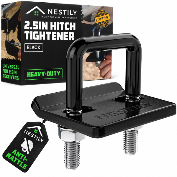 NESTILY HitchGuard Pro™ — Heavy-Duty Anti-Rattle Hitch Tightener