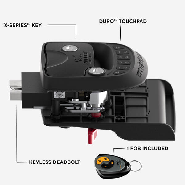 NESTILY Guard Pro™ – Keyless Heavy-Duty RV Door Lock | Fits 98% of RVs | Fob + Keypad
