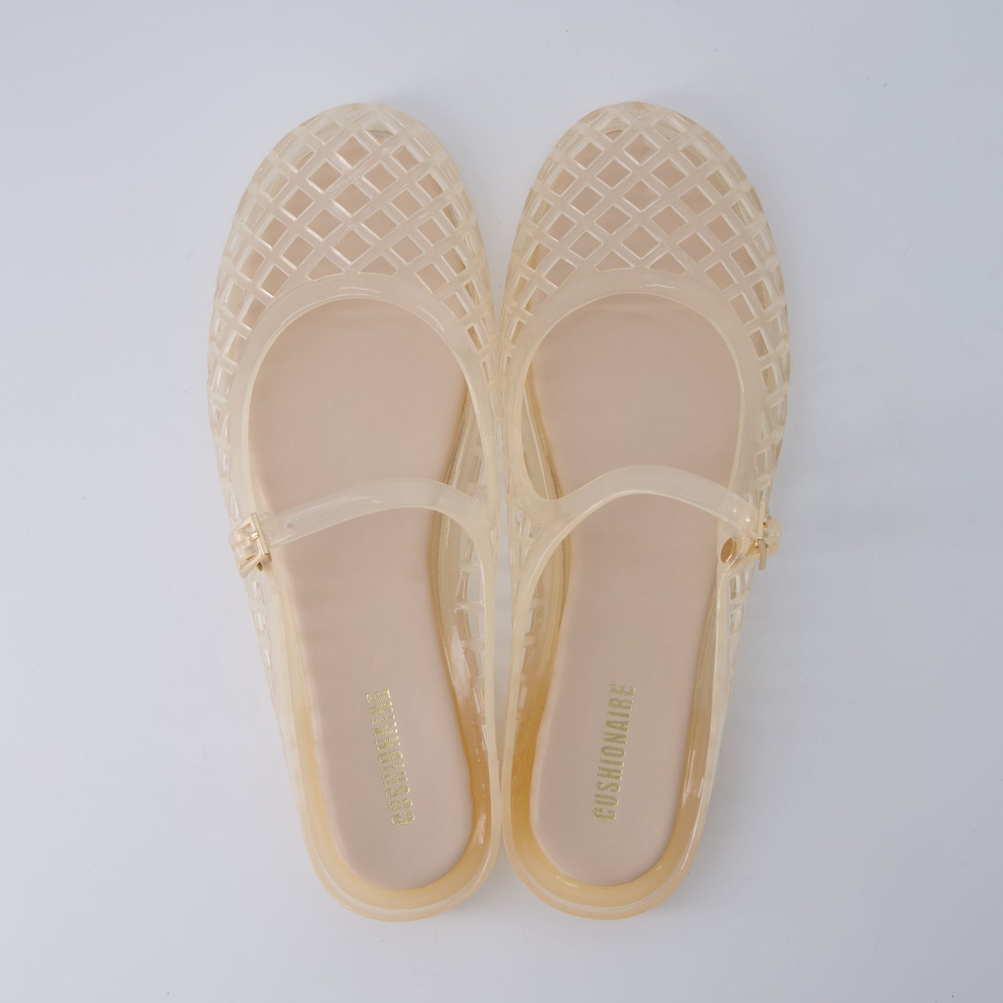 NESTILY Java Jelly Flats™ — Waterproof Mary Jane Mule | Adjustable Strap | Closed Toe | Summer Jelly Sandal