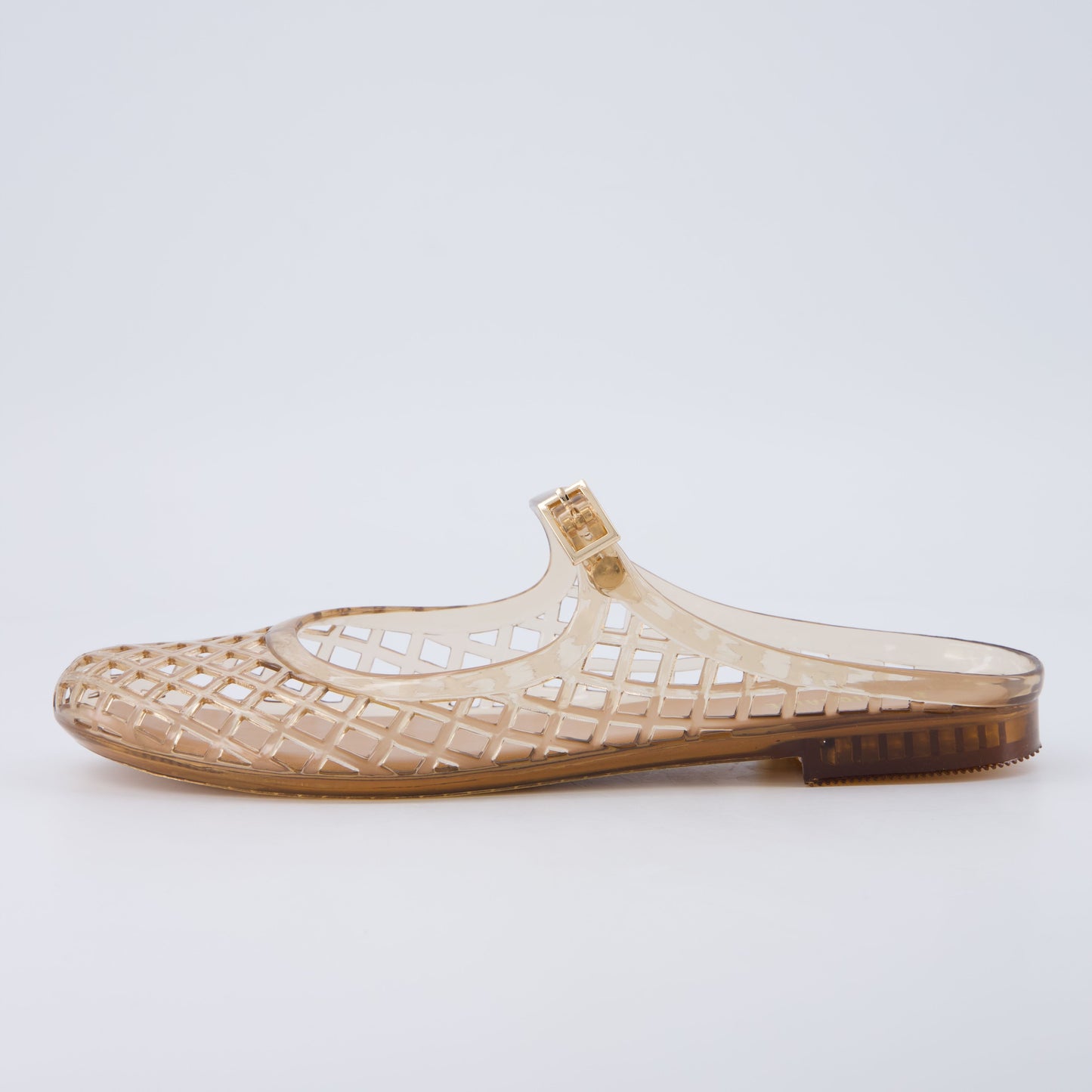 NESTILY Java Jelly Flats™ — Waterproof Mary Jane Mule | Adjustable Strap | Closed Toe | Summer Jelly Sandal
