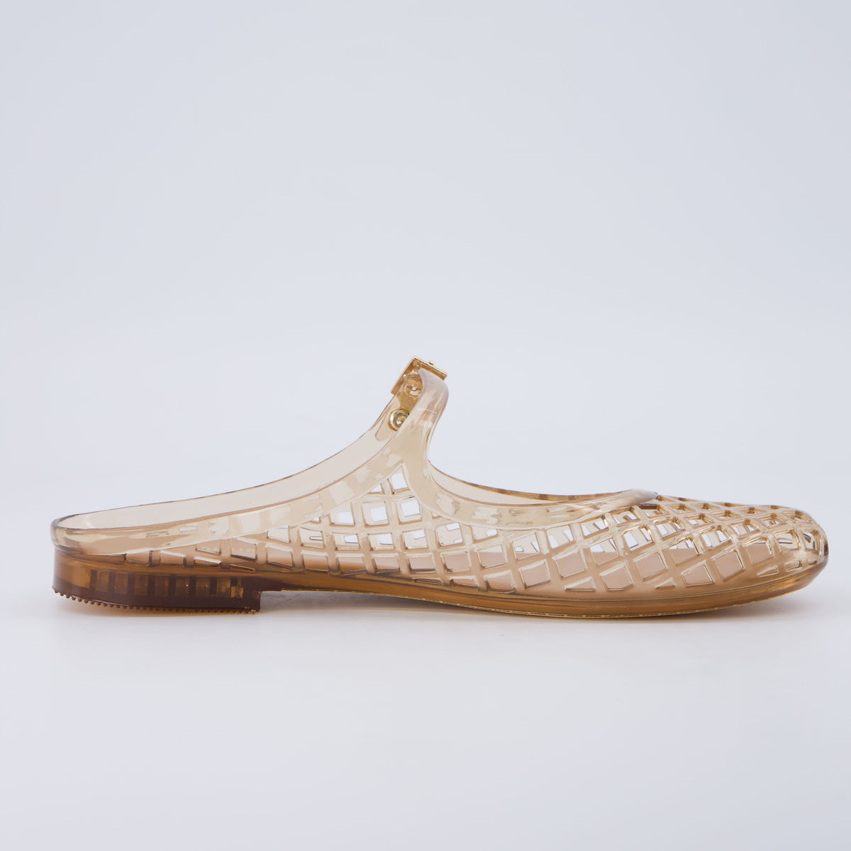 NESTILY Java Jelly Flats™ — Waterproof Mary Jane Mule | Adjustable Strap | Closed Toe | Summer Jelly Sandal