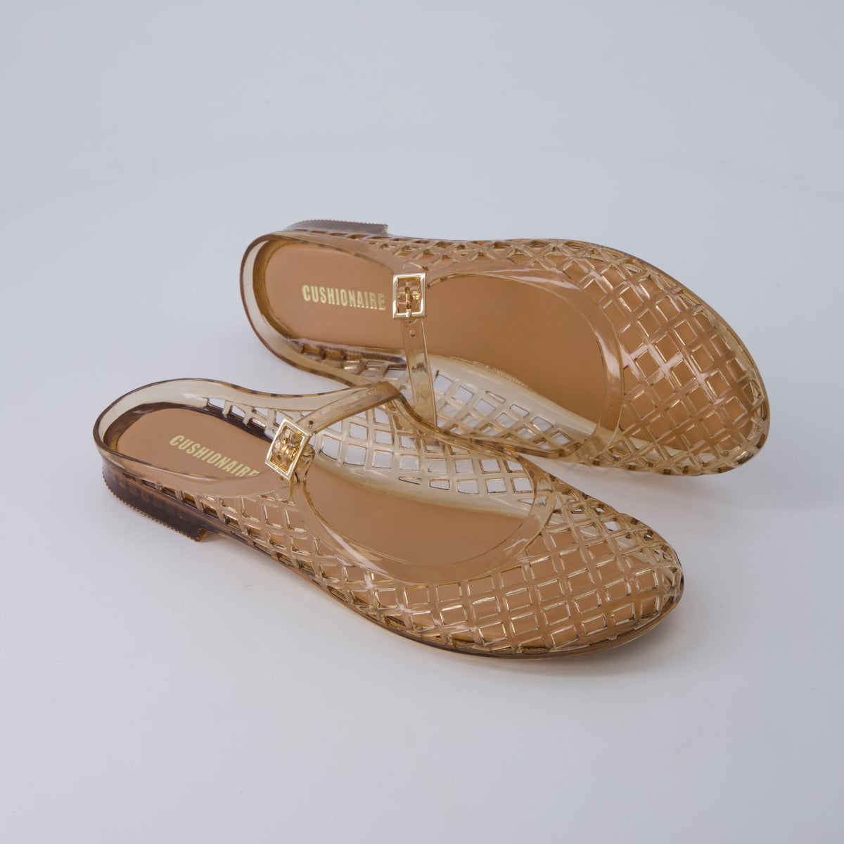 NESTILY Java Jelly Flats™ — Waterproof Mary Jane Mule | Adjustable Strap | Closed Toe | Summer Jelly Sandal