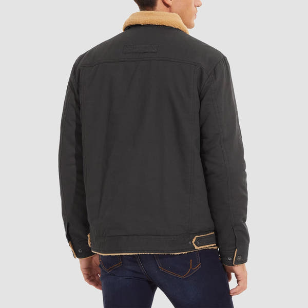 QAMIS™ Men’s Sherpa-Lined Jacket with Multi Pockets