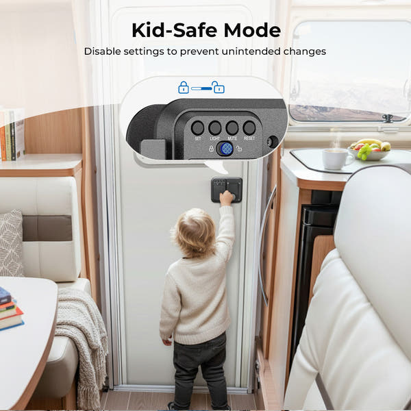 NESTILY Guard Pro™ – Keyless Heavy-Duty RV Door Lock | Fits 98% of RVs | Fob + Keypad