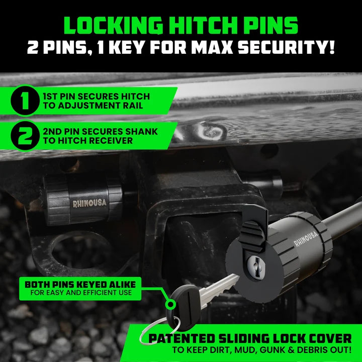 NESTILY HitchFlex Pro™ — Heavy-Duty Adjustable Drop Hitch