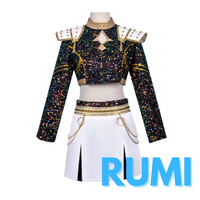 K-Pop Demon Hunter™ Children’s Halloween Costume — Gold Sequin Performance Outfit for Kids
