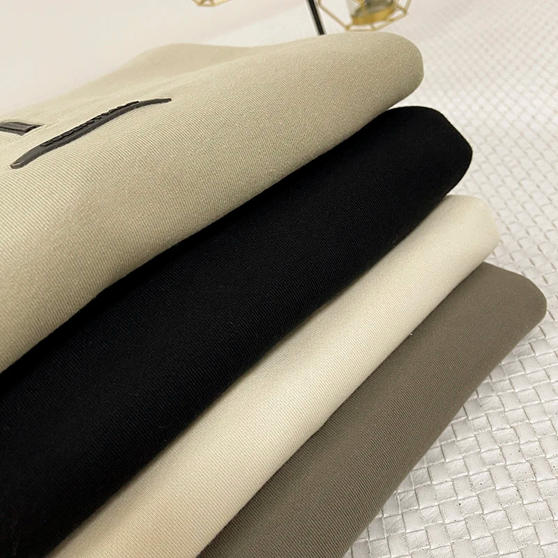 New Men ESSENTIALS Half Zip stand collar Sweatshirt Silica gel Print Logo hoodie Loose Hip hop Unisex streetwear Pullover