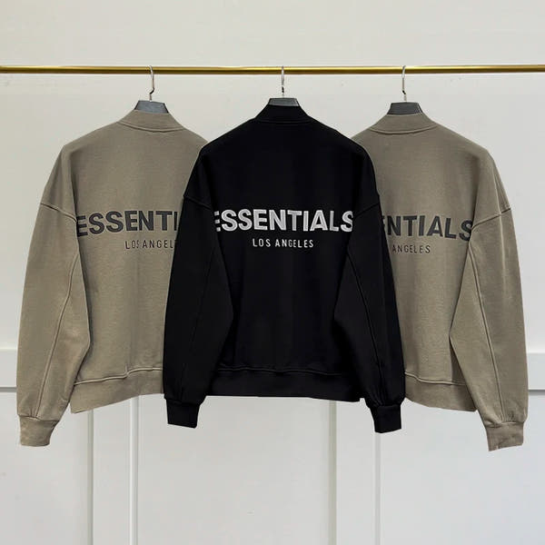 Essentials Men Baseball Jacket Los Angeles 3M Reflective letter Jackets Coat Oversized Unisex Streetwear Hip hop Coat