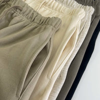 QAMIS™ Essentials Oversized Reflective Sweatpants — 100% Cotton, Unisex Streetwear