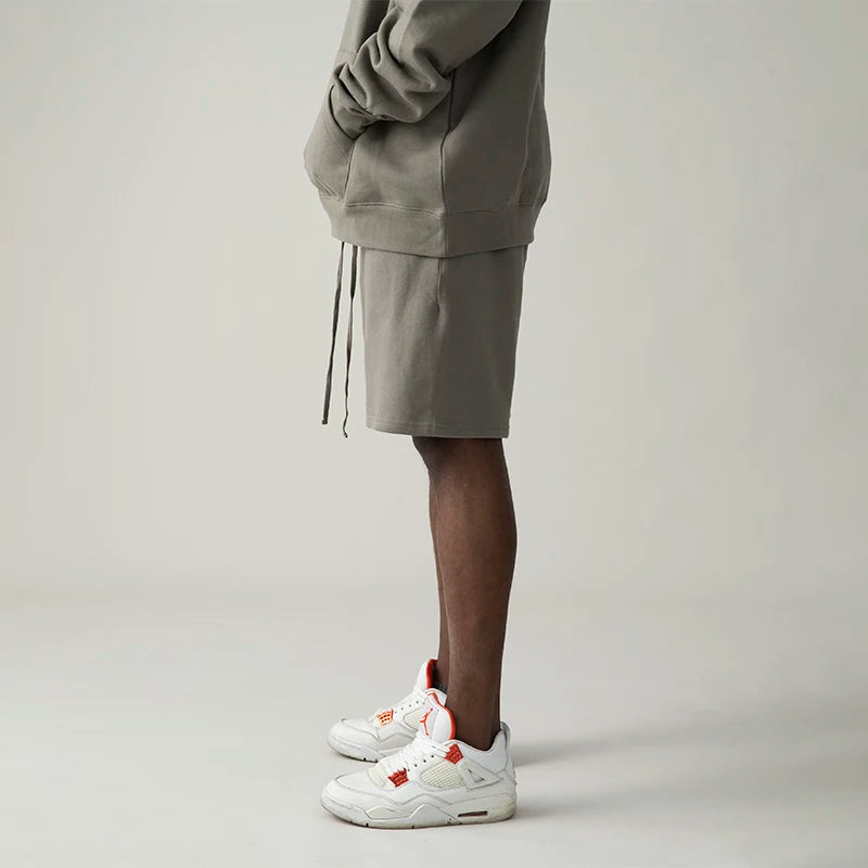 Fashion Men's Pure Colour Shorts High Quality Streetwear Hip Hop Cotton Shorts Sports Outdoor Leisure Running Shorts