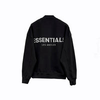 Essentials Men Baseball Jacket Los Angeles 3M Reflective letter Jackets Coat Oversized Unisex Streetwear Hip hop Coat