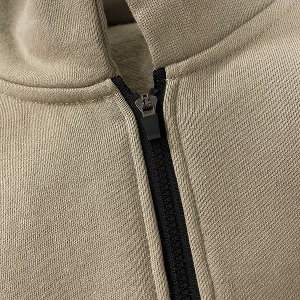 New Men ESSENTIALS Half Zip stand collar Sweatshirt Silica gel Print Logo hoodie Loose Hip hop Unisex streetwear Pullover