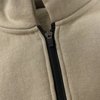 New Men ESSENTIALS Half Zip stand collar Sweatshirt Silica gel Print Logo hoodie Loose Hip hop Unisex streetwear Pullover