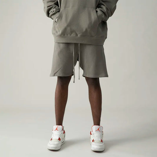 Fashion Men's Pure Colour Shorts High Quality Streetwear Hip Hop Cotton Shorts Sports Outdoor Leisure Running Shorts