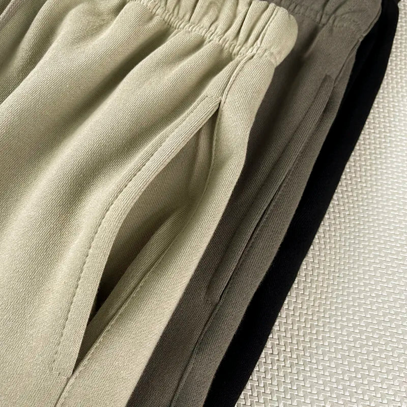 Qamis™ x Essentials Sweatpants – 100% Cotton, Reflective Print, High Street Fit