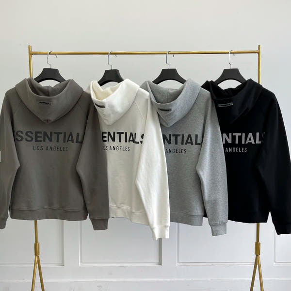 Fw21 Men's Essentials zipper Hoodies Reflective letters Print High-quality Cotton Sweatshirts Trendy Hip Hop Unisex Hoodie