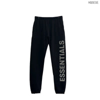 QAMIS™ Essentials Oversized Reflective Sweatpants — 100% Cotton, Unisex Streetwear