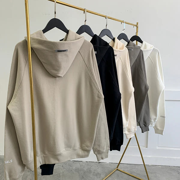 2024 Fashion Brand  Hoodies ESSENTIALS Men's Sweatshirt Silica gel letter hip hop loose Unisex oversize Hoodie