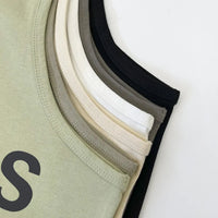 Essentials Men's Tank Top Oversized Loose Back Reflective Men's Cotton Sleeveless Shirt Summer Basketball Sportswear Vest