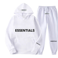 Unisex Essentials Reflective Letter Hoodie Set - Streetwear Fashion