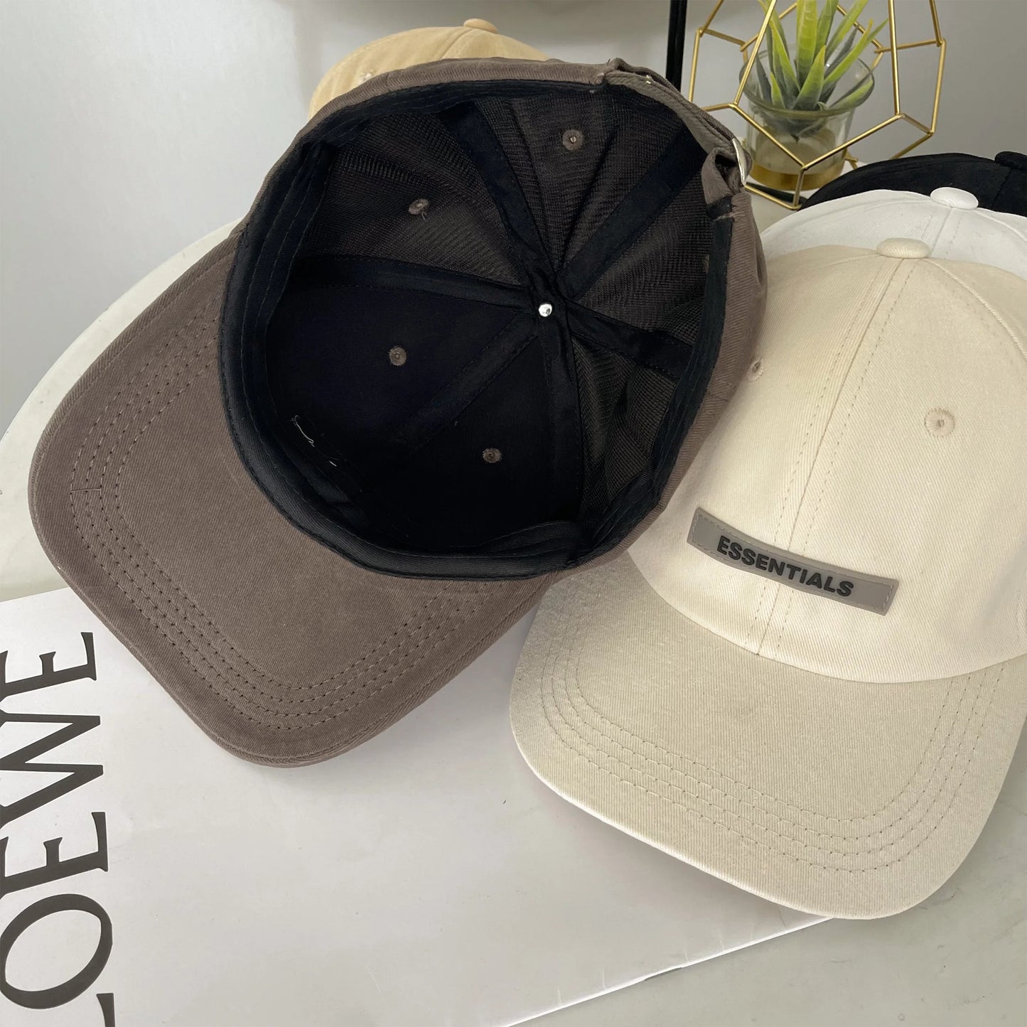 ESSENTIALS Silicagel Adjustable Baseball Cap – Unisex