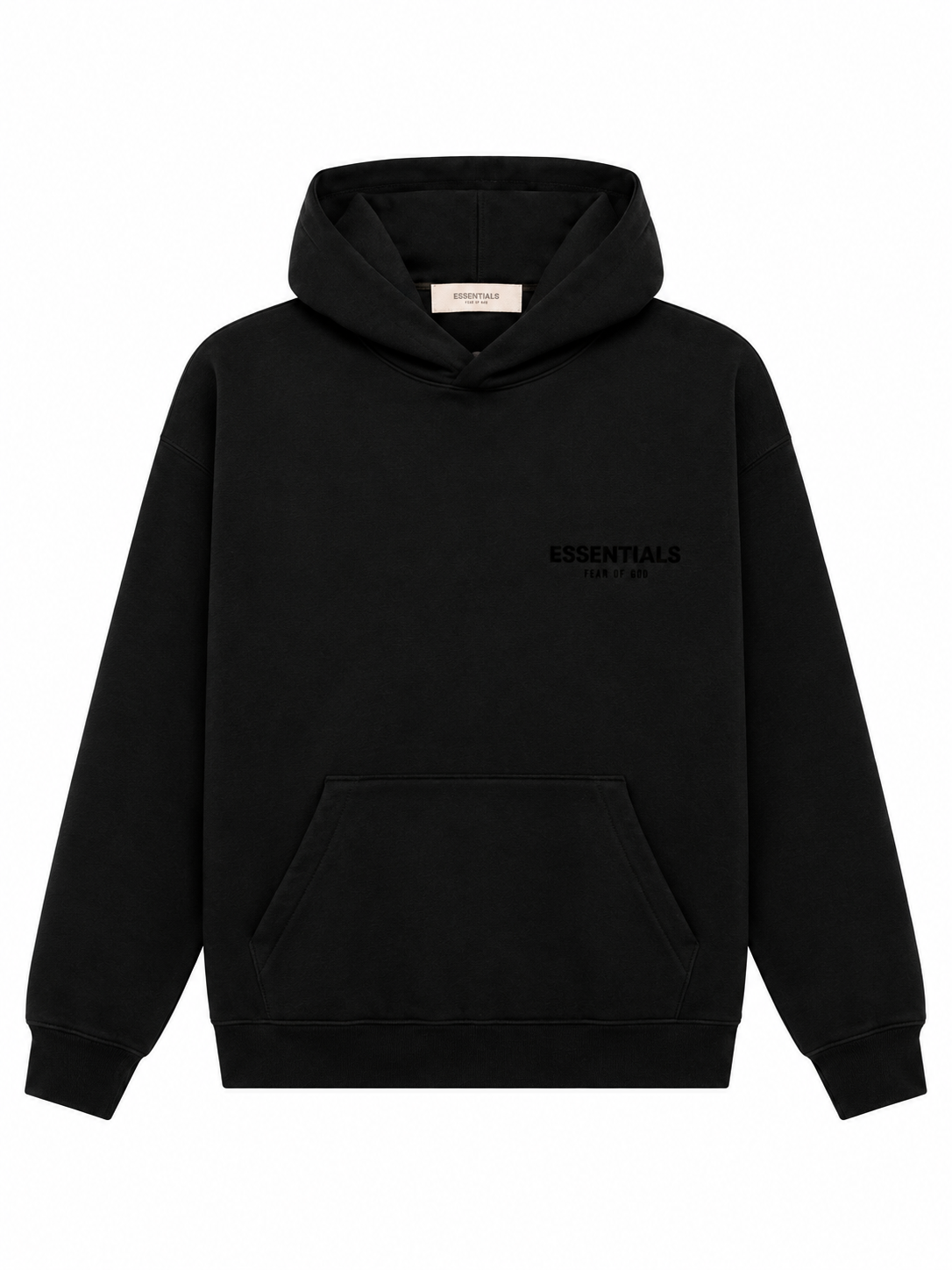 black ess hodie set