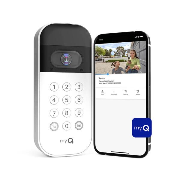 QAMIS ViewKey™ Smart Video Keypad – HD Camera, Custom PINs, Real-Time Alerts, Easy App Control