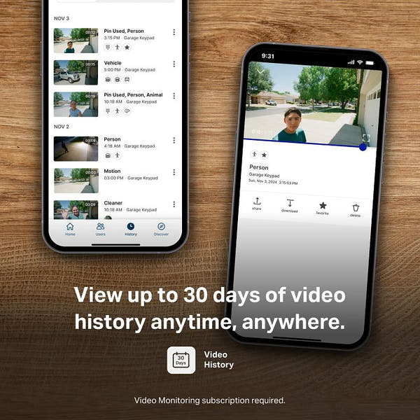 QAMIS ViewKey™ Smart Video Keypad – HD Camera, Custom PINs, Real-Time Alerts, Easy App Control