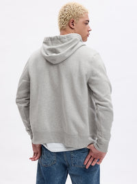 Gap VintageSoft Arch Logo Full-Zip Hoodie – Classic Comfort with a Relaxed Fit
