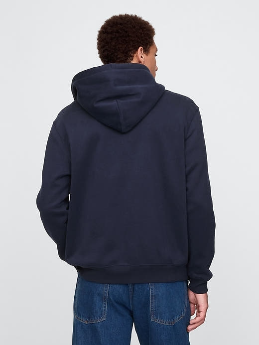 Gap VintageSoft Arch Logo Full-Zip Hoodie – Classic Comfort with a Relaxed Fit