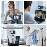 NESTILY SnapPro 5K™ — 2026 Digital Vlogging Camera | 75MP | Dual Screen | 18X Zoom | 32GB Card + 2 Batteries | Beginner Kit