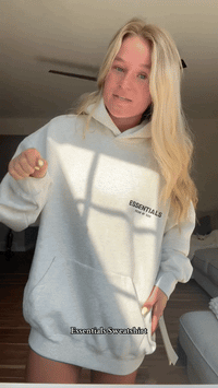 The Qamis™ Fear of God Essentials Pullover Chest Logo Hoodie (SS22)